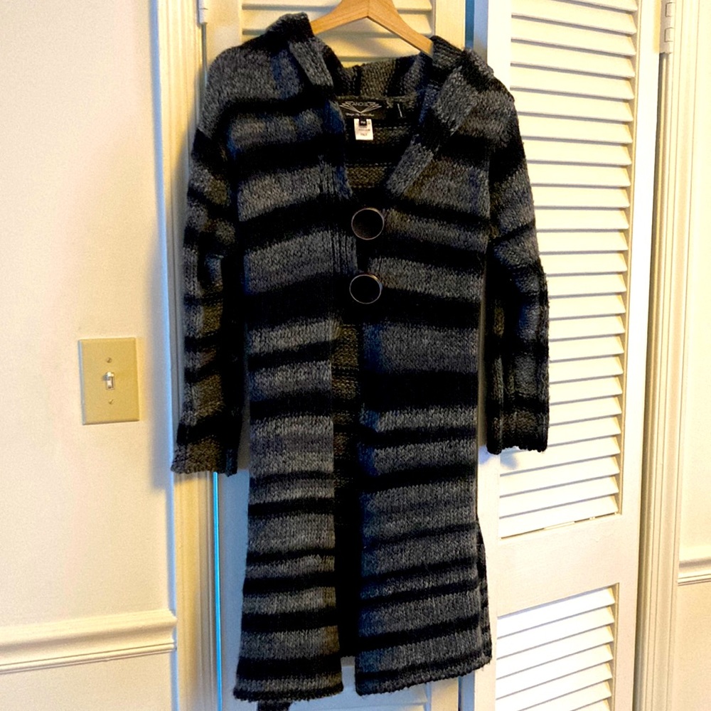Knee length sweater